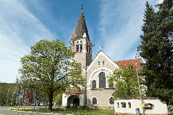 Die Evangelische Gustav-Adolf-Kirche, Ostansicht